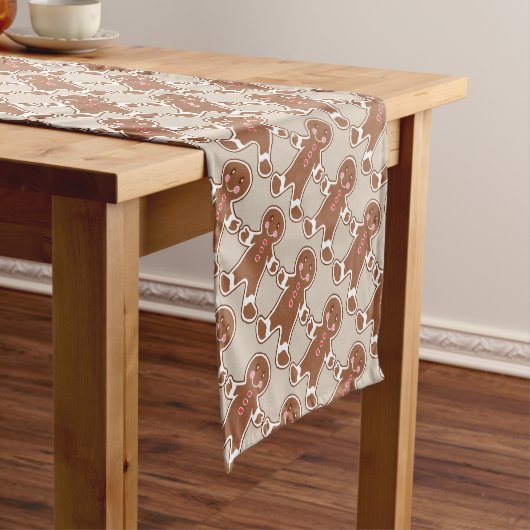 Gingerbrot Table Runner Kurzer Tischläufer (Beispiel)