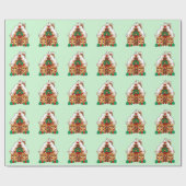 Gingerbrot-Umschlagpapier Geschenkpapier (Flach)