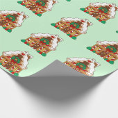 Gingerbrot-Umschlagpapier Geschenkpapier (Ecke)