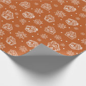 Gingerbrot-Umschlagpapier Geschenkpapier (Ecke)