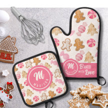 Gingerbrot und Sugarplum Monogramm