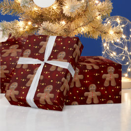 Gingerbrot Weihnachten Geschenkpapier