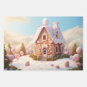 Gingerbrot Weihnachten Geschenkpapier Set (Vorderseite 2)