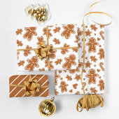 Gingerbrot Weihnachten Geschenkpapier Set
