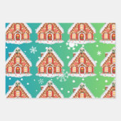 Gingerbrot Weihnachten Geschenkpapier Set (Vorderseite 3)