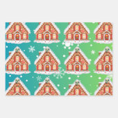 Gingerbrot Weihnachten Geschenkpapier Set (Vorderseite 2)