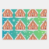 Gingerbrot Weihnachten Geschenkpapier Set (Vorderseite)