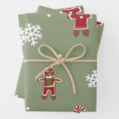 Gingerbrot Weihnachten  Geschenkpapier Set (Beispiel)