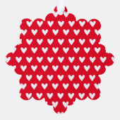 Gingerbrot Weihnachten Ornament Karte (Rückseite)