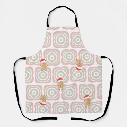 Gingerbrot Weihnachten Schürze (Vorderseite)