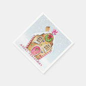 Gingerbrot Weihnachten Serviette (Ecke)