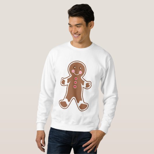 Gingerbrot Weihnachten Sweatshirt (Vorne ganz)