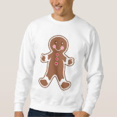 Gingerbrot Weihnachten Sweatshirt (Vorderseite)