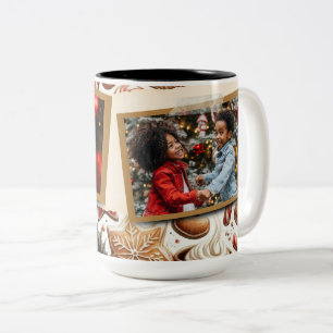 Gingerbrot Weihnachten Weihnachtsgeschenk Zweifarbige Tasse