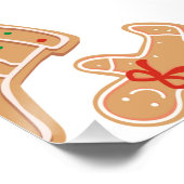Gingerbrot Weihnachtsbäckerei Poster (Ecke)