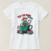 Gingerbrot Weihnachtsbuch Lover T - Shirt (Design vorne)