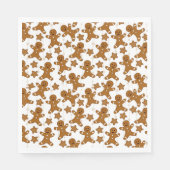 Gingerbrot Weihnachtsbuch Napkins Serviette (Vorderseite)