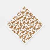 Gingerbrot Weihnachtsbuch Napkins Serviette (Ecke)