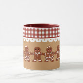 Gingerbrot Weihnachtsfeiertag Tasse (Zentrum)