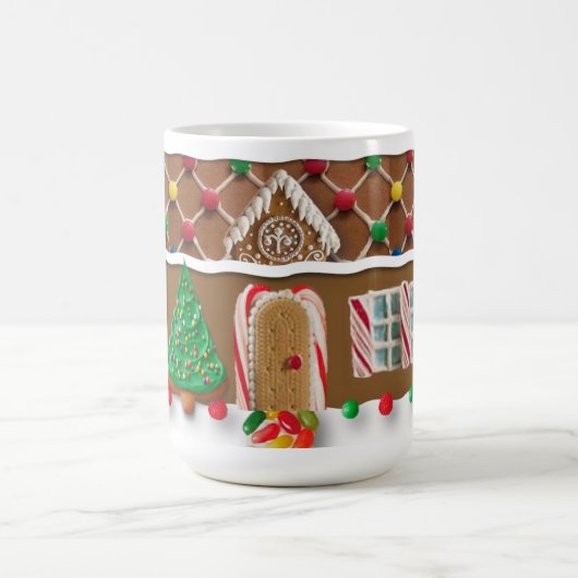 Gingerbrot Weihnachtsfeiertage Tasse (Mittel)