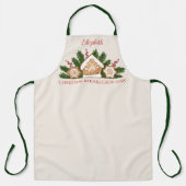 Gingerbrot Weihnachtsgebäck Backgebäck Crew Schürze (Vorderseite)