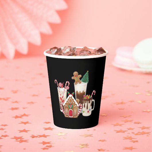 Gingerbrot Weihnachtskaffee Lover Weihnachtsgesche Pappbecher (Insitu)