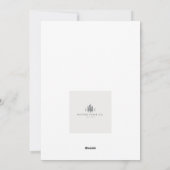 Gingerbrot Weihnachtskarte Feiertagskarte (Rückseite)