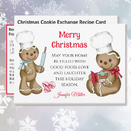 Gingerbrot Weihnachtskochrüstwechsel Rezept Feiertagskarte