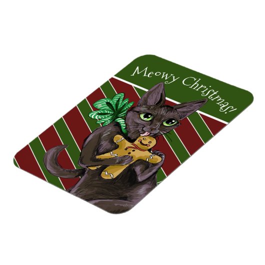 Gingerbrot Weihnachtskochtkuchen Magnet (Linke Seite)