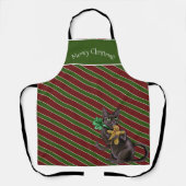 Gingerbrot Weihnachtskochtkuchen Schürze (Vorderseite)