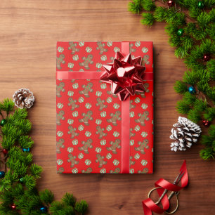 Gingerbrot Weihnachtswrapping Paper Geschenkpapier