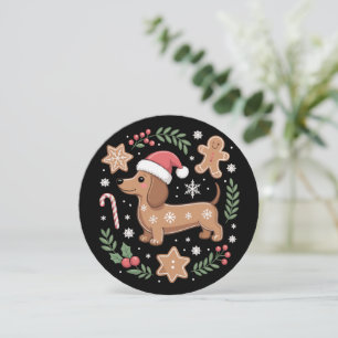 Gingerbrot Weiner Dog Lover Dackel Weihnachten