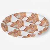 Gingerbrot Wish Pappteller (Schrägansicht)