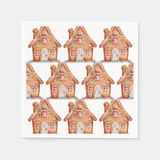 Gingerbrot Wish Serviette (Vorderseite)