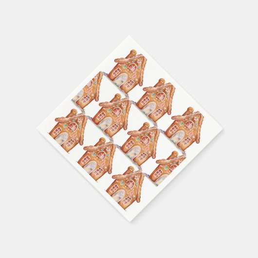 Gingerbrot Wish Serviette (Ecke)