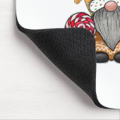 Gingerbrot Wünsche und Kakao Kisses Gnome Christma Mousepad (Ecke)