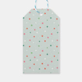 Gingerbrot wünscht Geschenkmarke Geschenkanhänger (Rückseite)