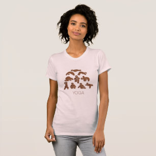 Gingerbrot Yoga-Posen T-Shirt