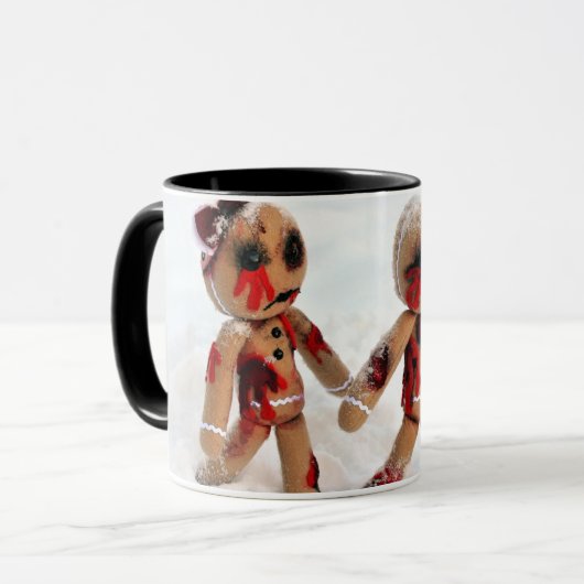 Gingerbrot Zombiez Tasse (Vorderseite Links)