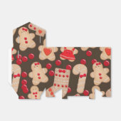 Gingerbrote Cookies Holiday Cookie Exchange Party Geschenkschachtel (Ungefaltet)