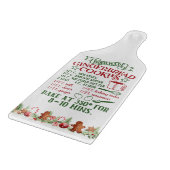 Gingerbrote Cookies Schneidebrett (Ecke)