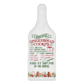 Gingerbrote Cookies Schneidebrett (Vorderseite)