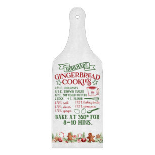 Gingerbrote Cookies Schneidebrett