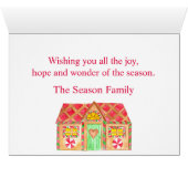 Gingerbrothaus der Saison (Innenansicht Horizontal (Unten))