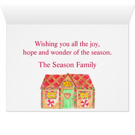 Gingerbrothaus der Saison (Innenansicht Horizontal (Unten))