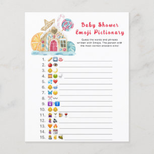 Gingerbrothaus - Emoji-Piktionspiel