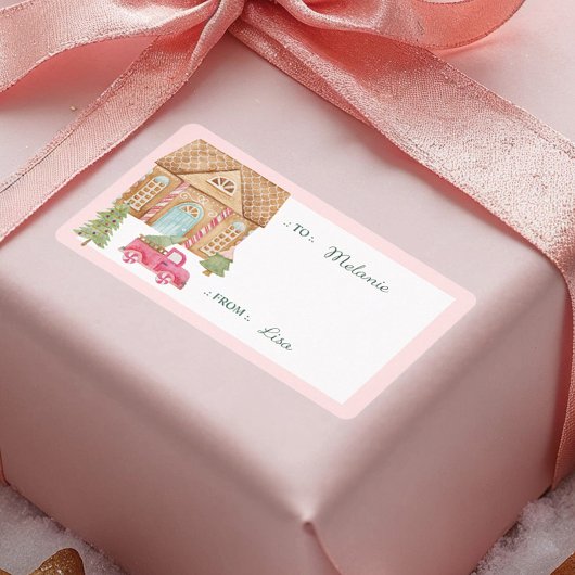 Gingerbrothaus & Vintager LKW von und nach Rot