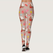 Gingerbrothaus Weihnachten Leggings (Rückseite)