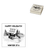 Gingerbrothaus Winter Holidays Stamper Gummistempel (Stempel)