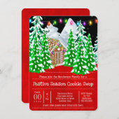 Gingerbrotkochtausch Einladung (Vorne/Hinten)